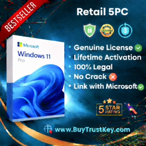 Windows 11 Pro Retail 5PC